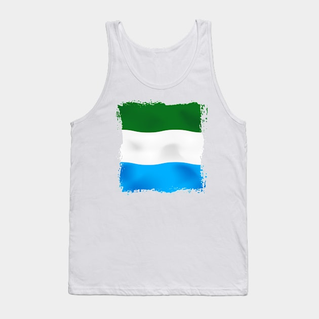 Sierra Leone artwork Tank Top by SASTRAVILA